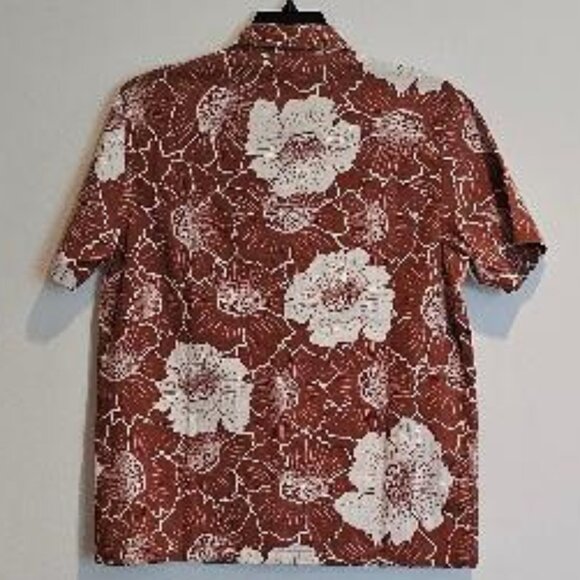 FOLK Clothing Men’s Linen Blend Hawaiian Camp Shirt - MEDIUM - Retail $155 - Picture 6 of 6